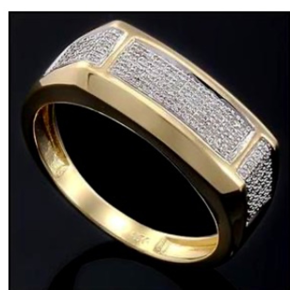 Dressy Mens Diamond Ring